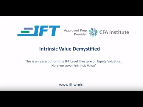Level II CFA: Intrinsic Value Demystified