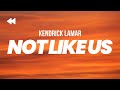 Kendrick Lamar Not Like Us Clean Lyrics