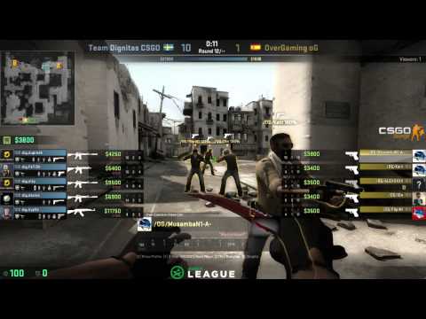 ESEA Season 17 Invite - Team Dignitas vs OverGaming - (de_dust2)