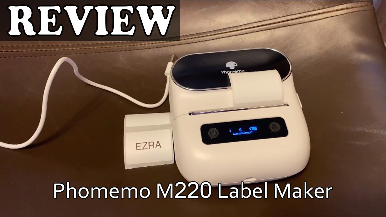 Phomemo M220 Label Maker - Demo & Review