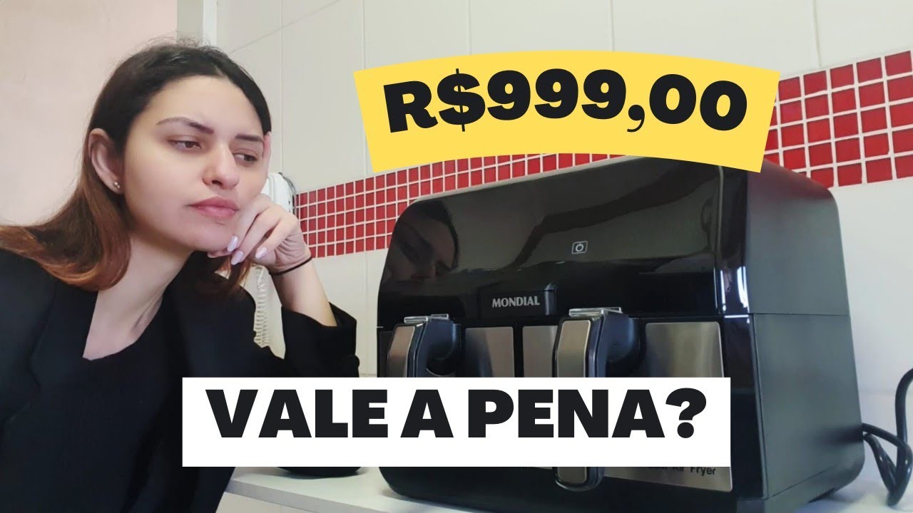 TESTE e PRIMEIRAS Impressões Mondial Air Fryer Dual | Mariana Oliveira