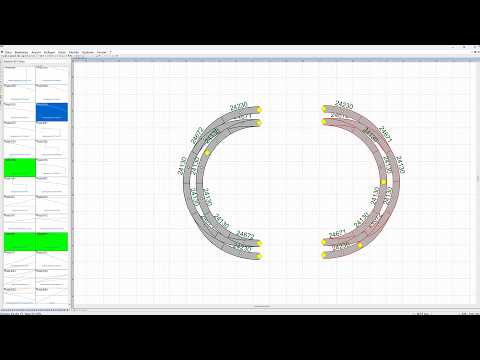 Gleisplan für kleine Märklin Anlage – Parallelgleis mit Bahnhof & Schattenbahnhof