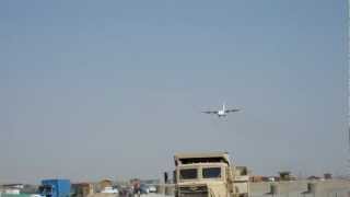 preview picture of video 'US Army Base Sharana Afghanistan C-130 coming in for a Landing'