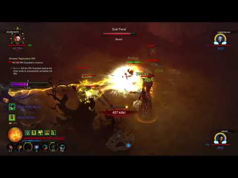 Diablo 3 PS4 s18 4 man GR 150 clear