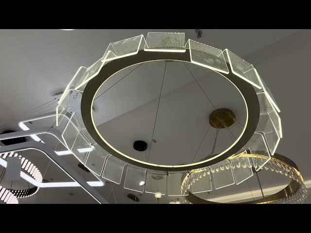 اضاءة ثريا سقف ذكية شرائح الاكريليك