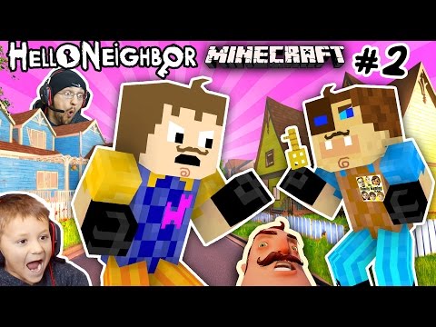 MINECRAFT HELLO NEIGHBOR & HIS BROTHER FIGHT 4 Basement Key |FGTEEV Scary Roleplay Games for Kids #2