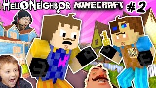 MINECRAFT HELLO NEIGHBOR &amp; HIS BROTHER FIGHT 4 Basement Key |FGTEEV Scary Roleplay Games for Kids #2