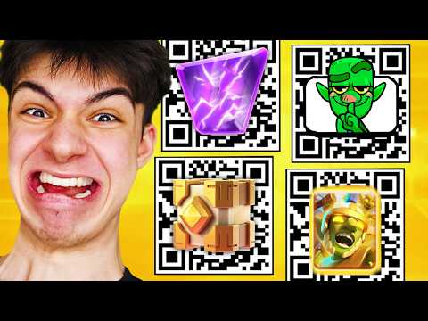 ALL WORKING QR CODES UPDATED FOR EVERYONE IN CLASH ROYALE!
