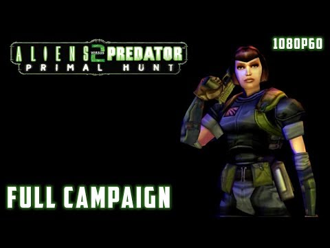 Aliens versus Predator 2: Primal Hunt (2002) - Full Campaign 1080p60 HD Walkthrough - Corporate