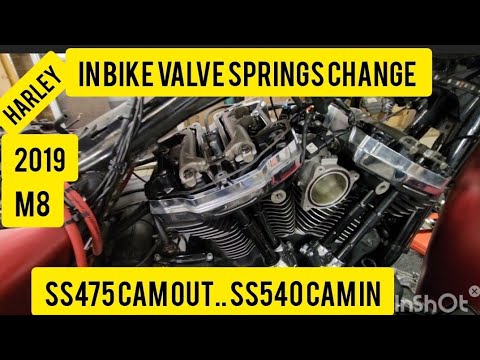 In bike valve springs Harley M8. Changing valve springs and ss540 cam. taking ss475 out. life pranks