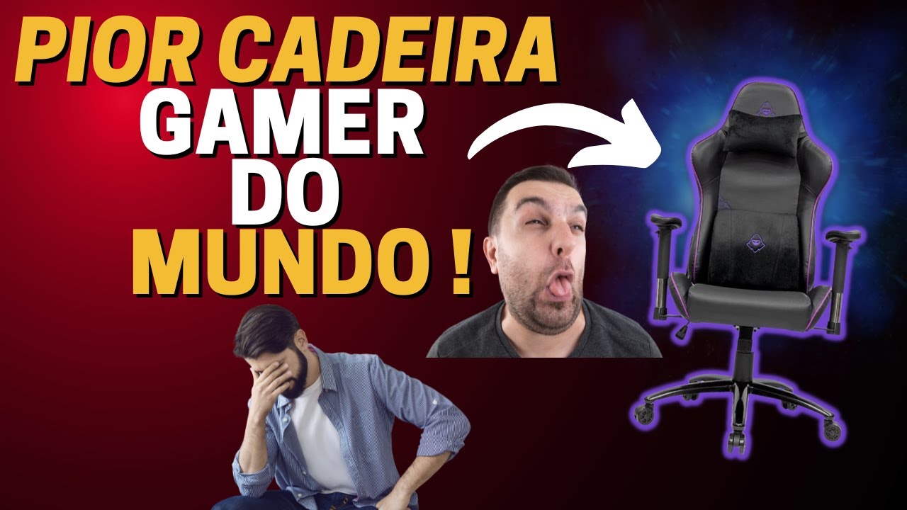 "CADEIRA GAMER MAIS BARATA DO BRASIL" MANCER TYR PURPLE EDITION (NÃO COMPRE ANTES DE VER ESSE VIDEO)