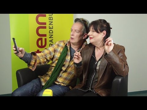 Spontanes Selfie beim Ulla Meinecke Interview beim RBB