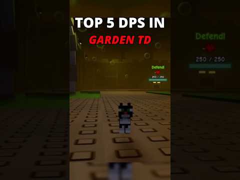 Garden Tower Defense Top 5 DPS units 1.10