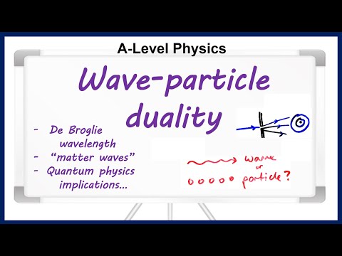 Wave-particle duality (A-level Physics)
