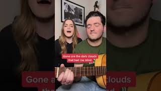 Download lagu I Can See Clearly Now - 70s Cover by Caitlin & Chip #shorts mp3