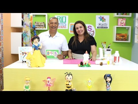 Programa Artes na TV 28/11/15 - T2/E31 - Caixa Natalina com Relevo e Enfeite Natalino em Biscuit
