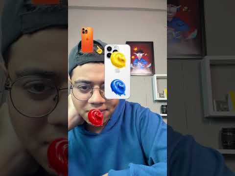 لون الايفون ١٧ برو ماكس البرتقاني😂