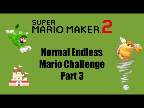 Super Mario Maker 2: Normal Endless Mario Challenge # 3: Too Hard for Me