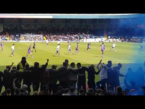 Ultras Bury FC Last Ever Game fans singing