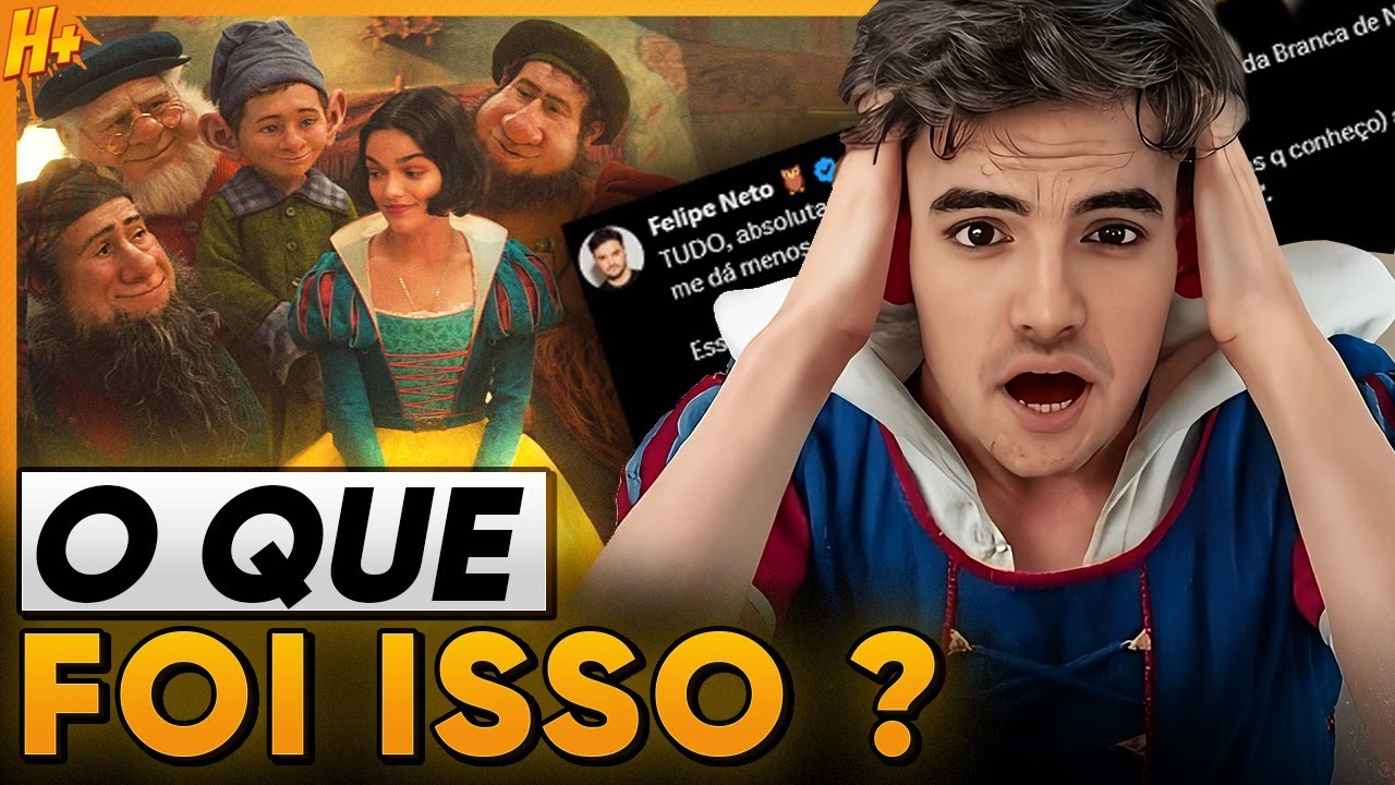BRANCA DE NEVE FEZ FELIPE NETO SURTAR COM LACRAÇÃO