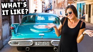 First Impressions of CUBA! Exploring Havana with a Local - YouTube