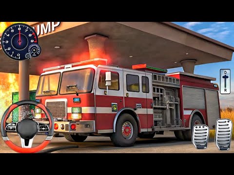 New Fire Truck City Rescue Simulator - 911 US Emergency Fire Brigade Game - Android Gameplay