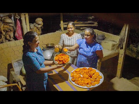 How to make Pani Walalu (Jalebi) sweets at my sister's house | Mali Cooking