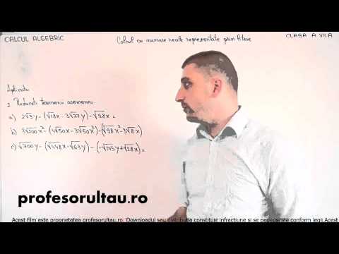 exercitii rezolvate calcul cu numere reprezentate prin litere - profesorultau.ro