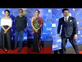 Kartik Aaryan Sanya Malhotra Saiyami Kher At Red Carpet Of Iconic Gold Awards 2024