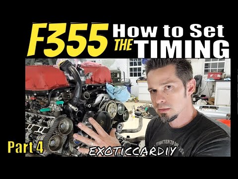 Setting the timing on a Ferrari F355 ~PART 4~ Engine out series
