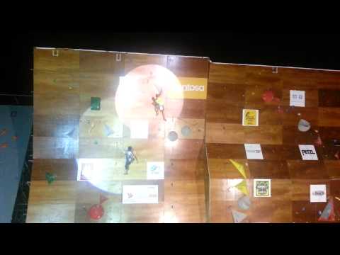 Lead Climbing Finals at World Youth Climbing Championship 2012