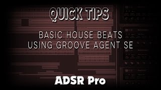 Creating a simple house beat in cubase using groove agent