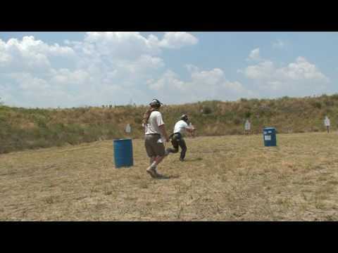 Team Match -- Pistol Behind Barrels