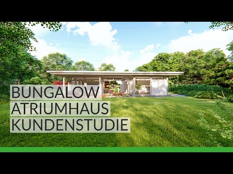 HUF bungalow -  atrium house design concept