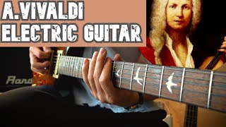 Antonio Vivaldi on electric guitar Metal version (My student Daniel)