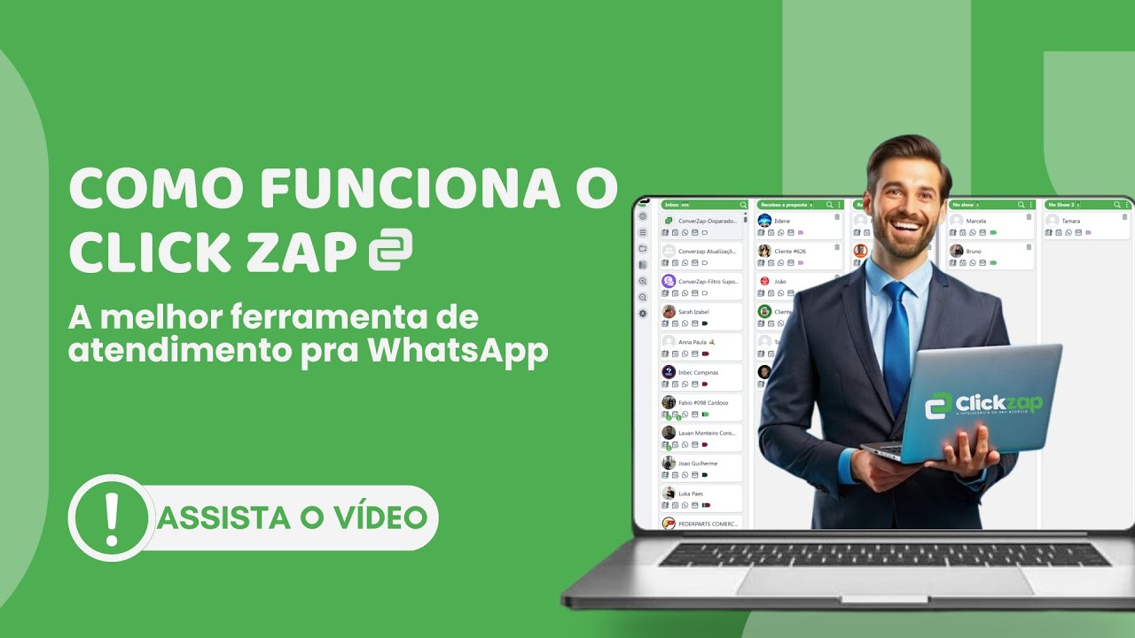 CRM-Kanban no WhatsApp ! Transforme seu Whatsapp em uma máquina vendas com a ClickZap !
