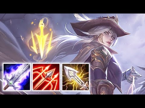 ON-HIT CRIT FULL LIFESTEAL HIGH NOON ASHE ADC | Best Build & Runes | League of Legends | S10