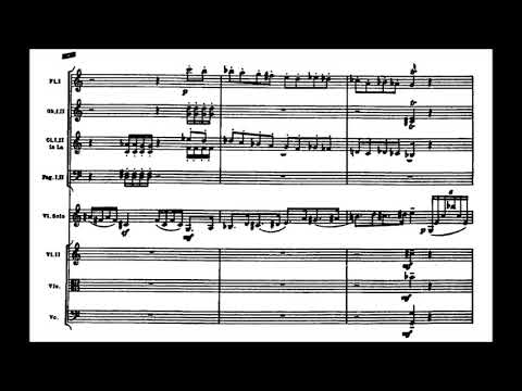 Bela Bartok: Violin Concerto No. 1 (with score)