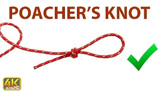 Tie the Poacher’s Knot Easy | How to Tie the Poacher's Knot Secure Slip