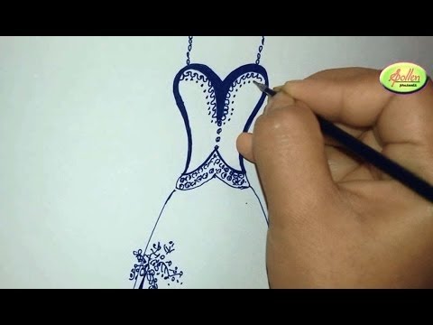 How to draw Prom Dresses Part 02
