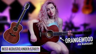 Video thumbnail for Best Acoustic Guitar Under $700? | Orangewood Ava Mahogany by Sophie Burrell