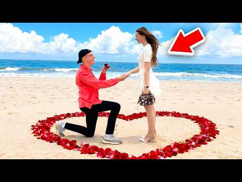 ich mache MEINER FREUNDIN einen HEIRATSANTRAG! 😍💍 (in echt)