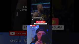 YEAR 23 LEBRON TOMAHAWK SLAM! 👑 #NBA #nbahighlights