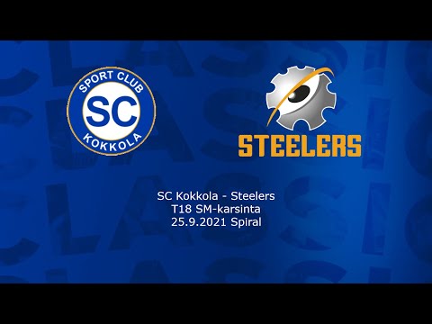 SC Kokkola - Steelers T18 SM-karsinta 25.9.2021
