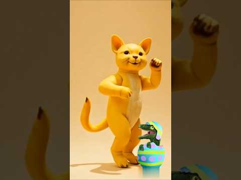 Bananas cute cat 😺🍌 #funny #baby #catshorts #cartoonworld #aicartoon #feedshorts #shortsviral