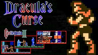 Castlevania III: Dracula's Curse (NES) original video game | full game completion session 🦇🧛🏻⚰️🕹️