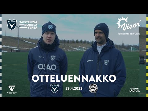 ACOTV: Visor otteluennakko AC Oulu - FC Haka 29.4.2022 (Veikkausliiga)