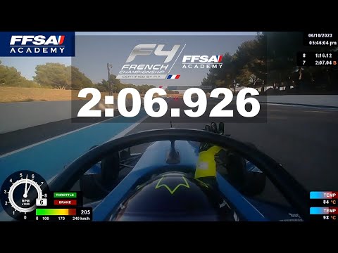 Off Pole Qualy Lap at Paul Ricard – 2023 FIA French F4 Round 7