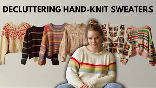 Decluttering My Hand Knit & Crochet Sweaters
