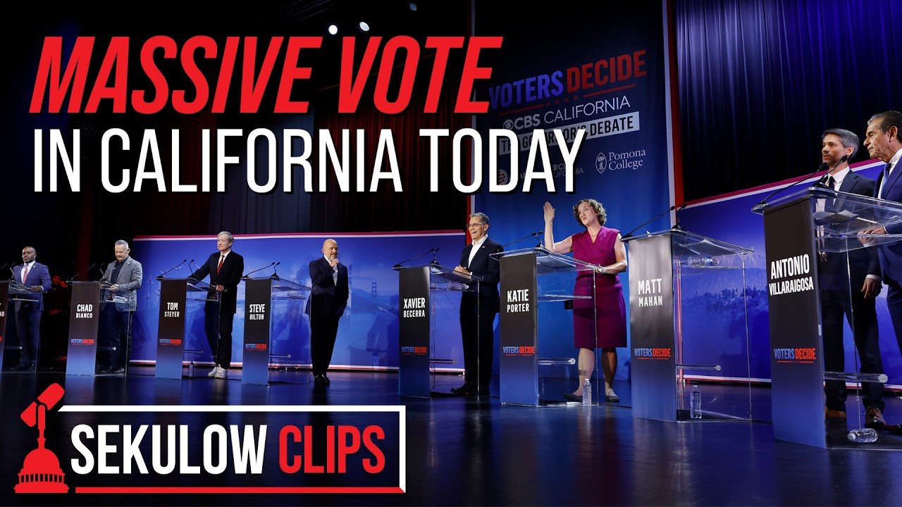 Massive Vote in California Today